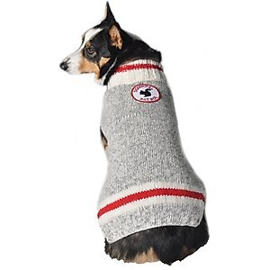 Chilly Dog Squirrel Patrol Wool Dog Sweater, Small