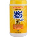 Wet Ones Anti Bacterial Multi-Purpose Tropical Splash Scent Dog Wipes, 50 count