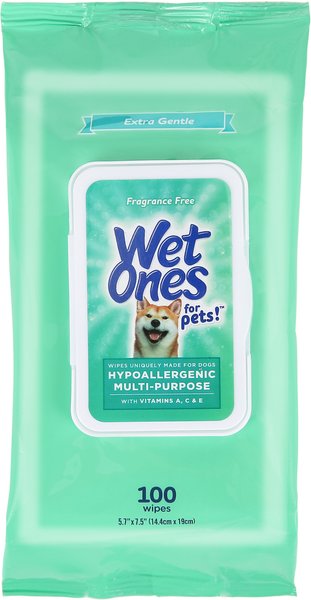 Wet Ones Hypoallergenic Multi-Purpose Dog Wipes, 100 count slide 1 of 4