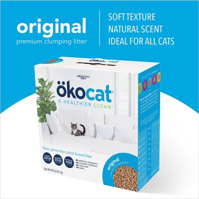 Show full view: Okocat Original Premium Wood Clumping Cat Litter, 9.9-lb box slide 3 of 11