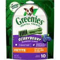 Greenies Scary Berry Blueberry Flavor Petite Dental Dog Treats, 6-oz bag