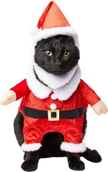 Frisco Front Walking Santa Dog & Cat Costume, 1 count, X-Small slide 1 of 10