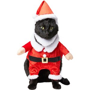 Frisco Front Walking Santa Dog & Cat Costume, 1 count, X-Small