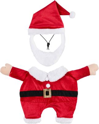Show full view: Frisco Front Walking Santa Dog & Cat Costume, 1 count, X-Small slide 6 of 11