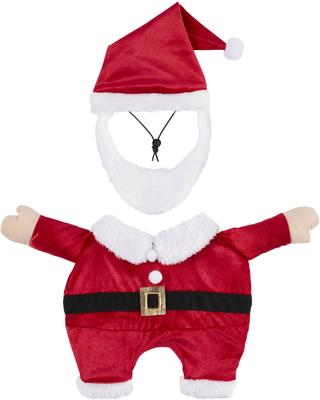 Show full view: Frisco Front Walking Santa Dog & Cat Costume, 1 count, XX-Large slide 4 of 9