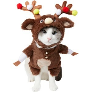 Frisco Front Walking Reindeer Dog & Cat Costume, 1 count, X-Small
