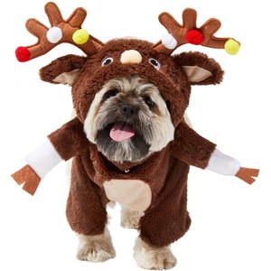 Frisco Front Walking Reindeer Dog & Cat Costume, 1 count, Medium