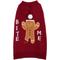 Show in main carousel: Frisco Bite Me Gingerbread Dog & Cat Christmas Sweater, X-Large slide 3 of 8