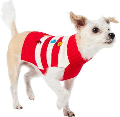 Frisco String Christmas Lights Dog & Cat Christmas Sweater, 1 count