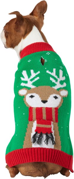 Frisco Bundled Up Reindeer Dog & Cat Christmas Sweater, XXX-Large slide 1 of 7