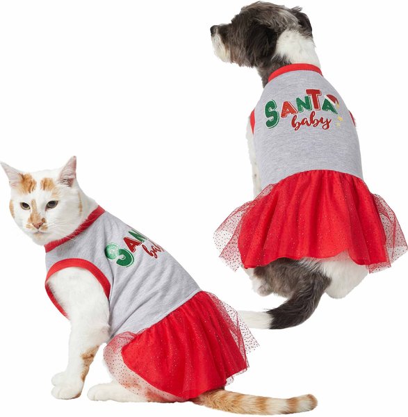 Santa baby shop dog dress