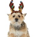 Frisco Holiday LED Antler Dog & Cat Headpiece, X-Small/Small