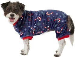 Frisco Snowy Nights Dog & Cat Cozy Fleece PJs, X-Large
