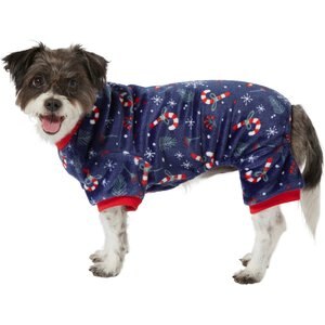 Frisco Snowy Nights Dog & Cat Cozy Fleece PJs, X-Large