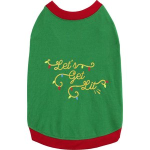 Frisco Let's Get Lit Dog & Cat T-shirt, Large