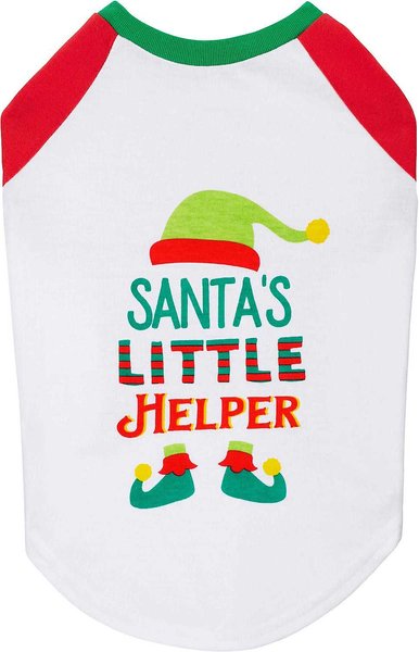 Frisco Santa's Little Helper Dog & Cat T-shirt, Medium slide 1 of 7