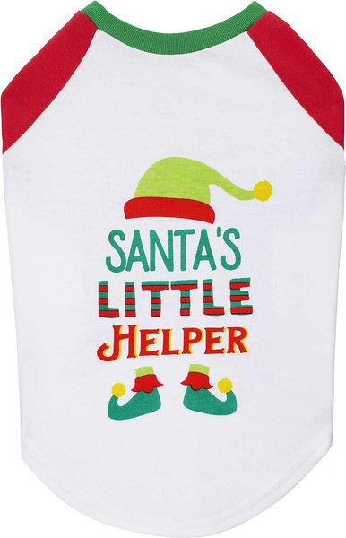 Frisco Santa's Little Helper Dog & Cat T-shirt, XXX-Large slide 1 of 6