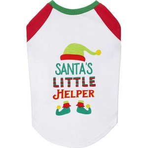 Frisco Santa's Little Helper Dog & Cat T-shirt, XXX-Large