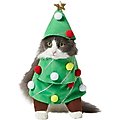 Frisco Front Walking Christmas Tree Dog & Cat Costume, Small