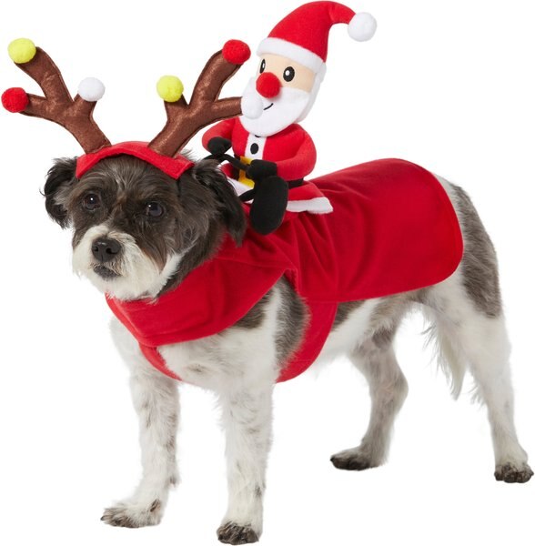 Frisco Santa Rider Dog & Cat Costume, Large slide 1 of 7