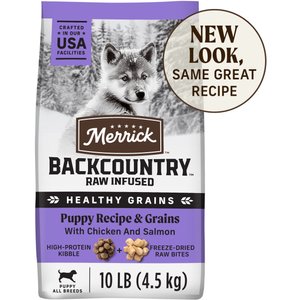 Merrick Backcountry Raw Infused Puppy Recipe + Grains