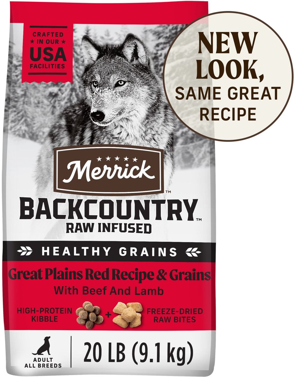 Merrick backcountry raw infused 2025 great plains red recipe