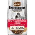 Merrick Backcountry Raw Infused Dry Dog Food Great Plains Red Recipe with Healthy Grains, 20-lb bag