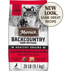 Merrick Backcountry Freeze-Dried Raw Real Beef Recipe Dog Treats