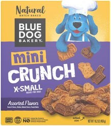 Blue Dog Bakery Mini-Crunch Assorted Flavors Dog Treats, 16.2-oz box