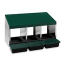 Homestead Essentials 3 Compartment Poultry Nesting Box