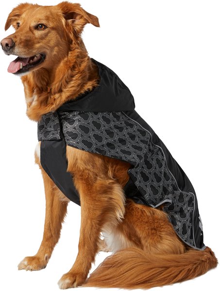 Discontinued - KONG Elements Dog Raincoat, Black, X-Large - Chewy.com