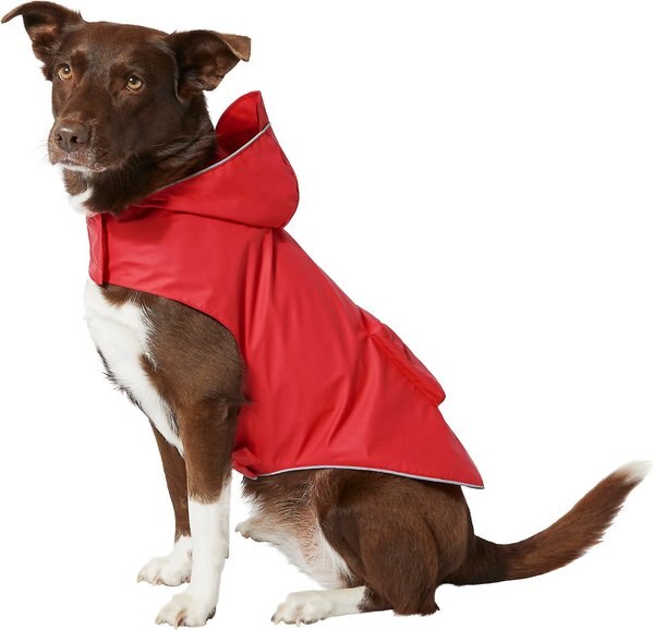 KONG Packable Dog Raincoat, Red, X-Small slide 1 of 6