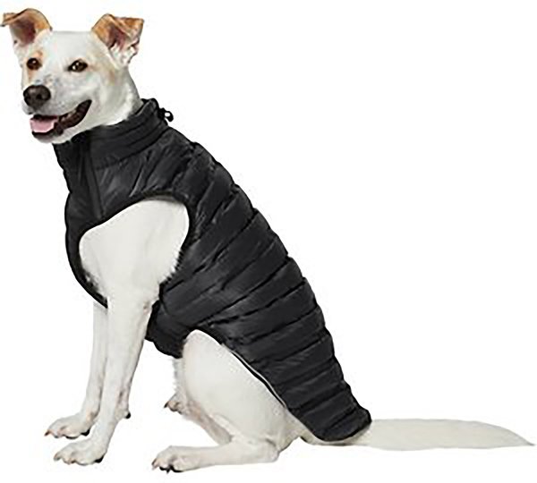 Discontinued - KONG Parachute Insulated Dog Puffer Vest, Black, X-Large ...