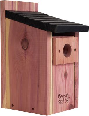 Show full view: Copper Spade Cedar Bluebird Bird House slide 3 of 7