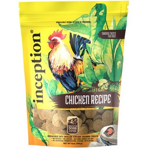 Inception Chicken Recipe Biscuit Training Dog Treat, 12-oz bag