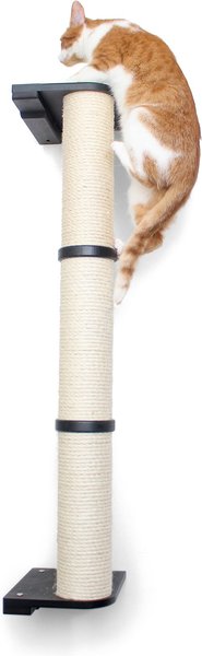 CATASTROPHICREATIONS Sisal Cat Climbing Pole, 3-tier, Onyx - Chewy.com