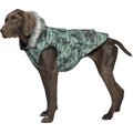 Canada Pooch Everest Explorer Faux Down Insulated Dog Jacket, Green Camo, 18