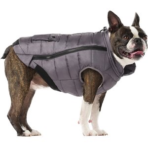 Canada Pooch Peak Performance Insulated Dog Vest, Gray, 10