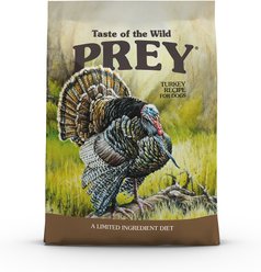 Taste of the Wild PREY Turkey Formula Limited Ingredient Recipe Dry Dog Food, 25-lb bag