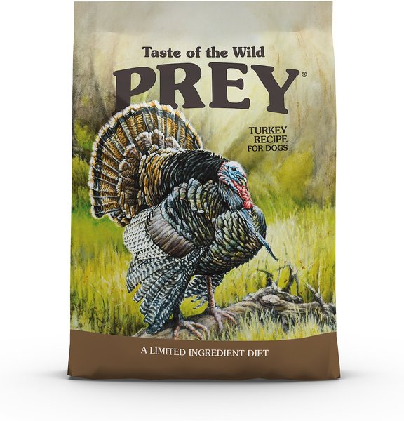 Taste of the Wild PREY Turkey Formula Limited Ingredient Recipe Dry Dog Food, 25-lb bag slide 1 of 9