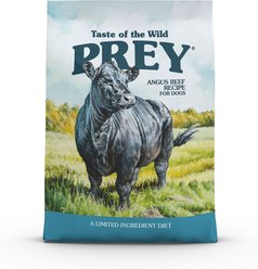 Taste of the Wild PREY Angus Beef Recipe Limited Ingredient Recipe Dry Dog Food, 25-lb bag