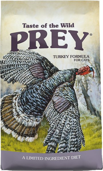 Taste of the Wild PREY Turkey Formula Limited Ingredient Recipe Dry Cat Food, 6-lb bag slide 1 of 10