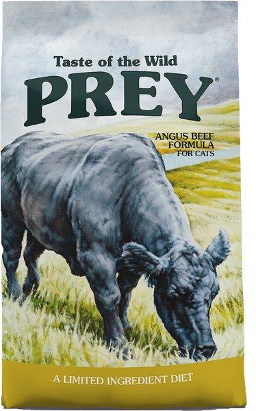 Taste of the Wild PREY Angus Beef Formula Limited Ingredient Recipe Dry Cat Food, 6-lb bag slide 1 of 9
