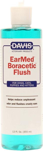 Davis EarMed Boracetic Dog & Cat Flush, 12-oz bottle slide 1 of 3