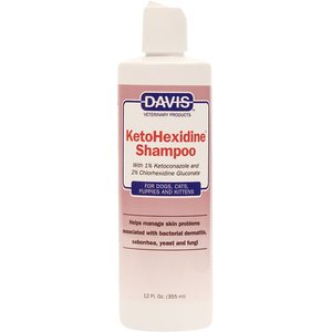 Davis KetoHexidine Dog & Cat Shampoo, 12-oz bottle