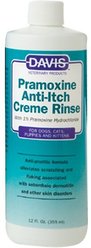 Davis Pramoxine Anti-Itch Dog & Cat Creme Rinse, 12-oz bottle