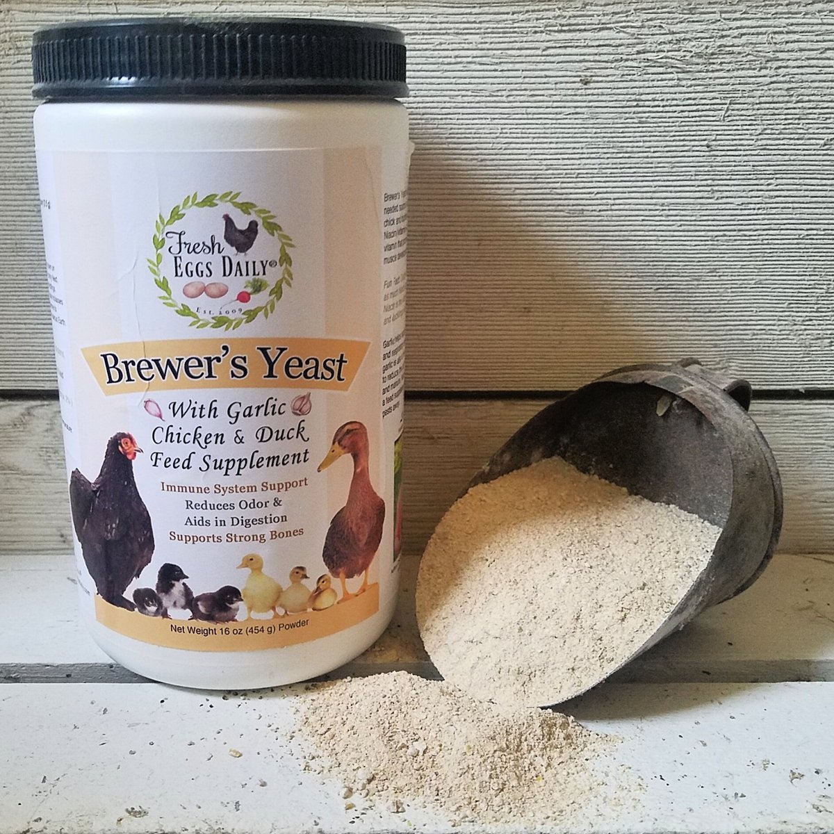 brewers yeast and garlic powder