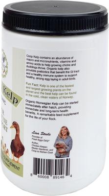 Show full view: Fresh Eggs Daily Coop Kelp Organic Chicken & Duck Supplement, 16-oz jar slide 2 of 6