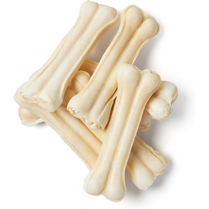 Bones & Chews 6" Compressed Rawhide Bone Dog Treats, 6 count