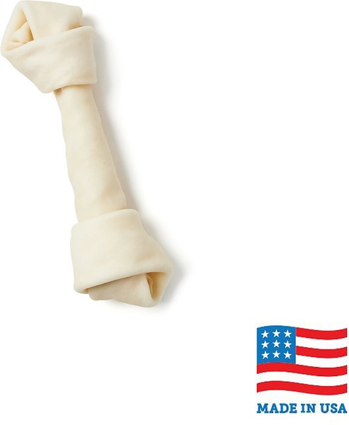 Bones & Chews Made in USA 10" Rawhide Bone Dog Treat, 1ct slide 1 of 3